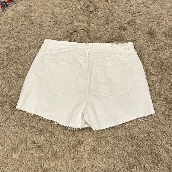 NWT Good American White Jean Shorts size 15 - Picture 4 of 5